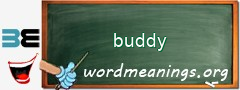 WordMeaning blackboard for buddy